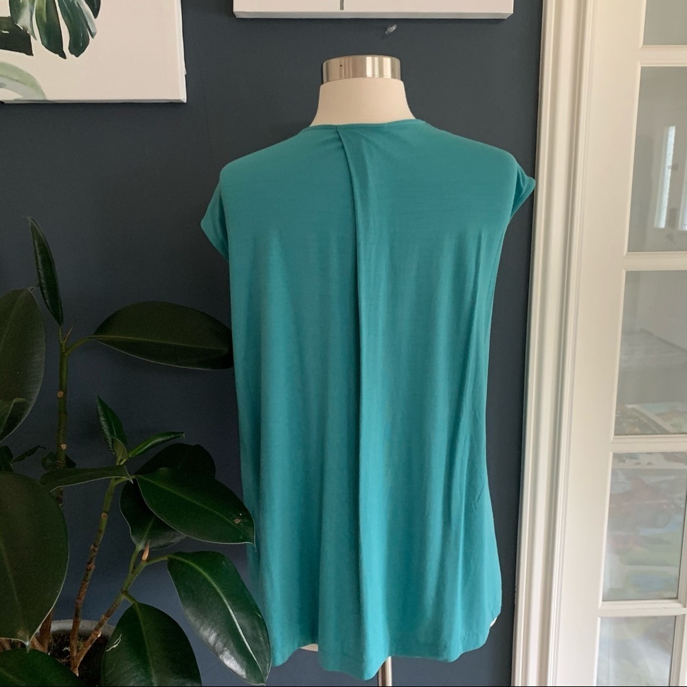 Lafayette 148 Slip‎ over Tunic blouse. Sz P/ XSP run big - Picture 4 of 10